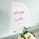 Personalised Wedding Welcome Sign