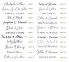 Gold Mirror Wedding Seating Chart