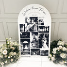 Luxury Personalised Wedding Sign With Photos