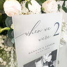 Baby Photo Wedding Table Numbers Centrepiece