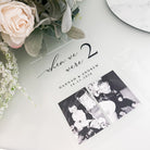 Baby Photo Wedding Table Names- When We Were 2