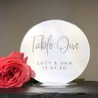 Personalised Wedding Table Décor