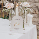 Personalised Wedding Table Numbers