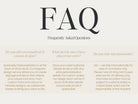 FAQ's