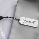 Luxury Wedding Place Names with Tassel