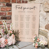 Rustic Chic Table Plan