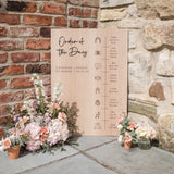 Rustic Chic Order Of The Day Sign