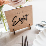 Rustic Chic Square Table Numbers