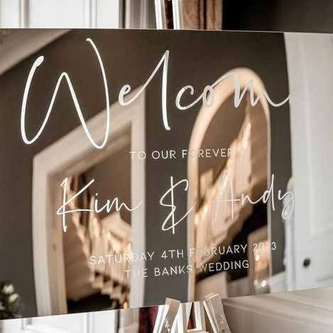 Personalised Wedding Welcome Signs