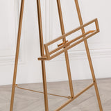 Gold Metal Easel For Wedding Seating Chart