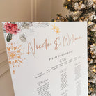 Christmas Wedding Seating Chart