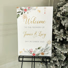 Double Sided Wedding Sign Table Plan, Welcome Sign