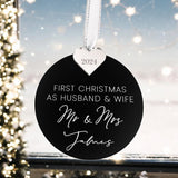 1st Christmas Married Personalised Gift