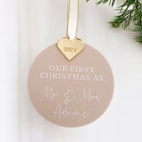 Newly Weds Christmas Tree Decoration