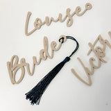 Wedding Place Cards With Tassel