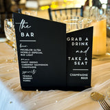 Personalised Wedding Open Bar Sign