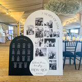 Extra Large Wedding Table Plan & Welcome Sign