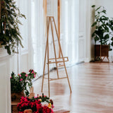 Gold Metal Wedding Easel - Contemporary Style