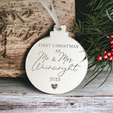 Newly Weds Christmas Bauble