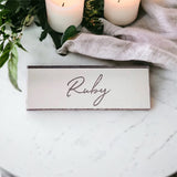 Engraved Wedding Party Place Names