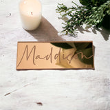 Gold Mirror Wedding Place Names