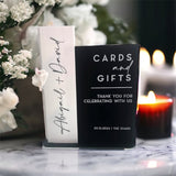 Monochrome Wedding Cards & Gifts Personalised Sign