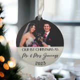 Newly Weds First Christmas Married Bauble