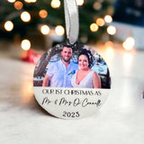 Newly Weds 1st  Christmas Married Bauble