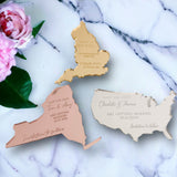 Customised Country Save The Dates