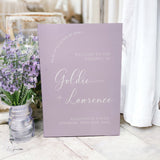 Personalised Pastel Colours Wedding Welcome Sign