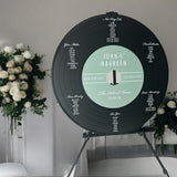 Vinyl Record Wedding Table Plan