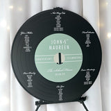 Bespoke Music Themed Wedding Seating Chart