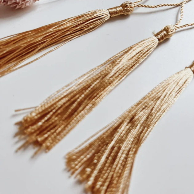 Gold Wedding Tassels For Place Names