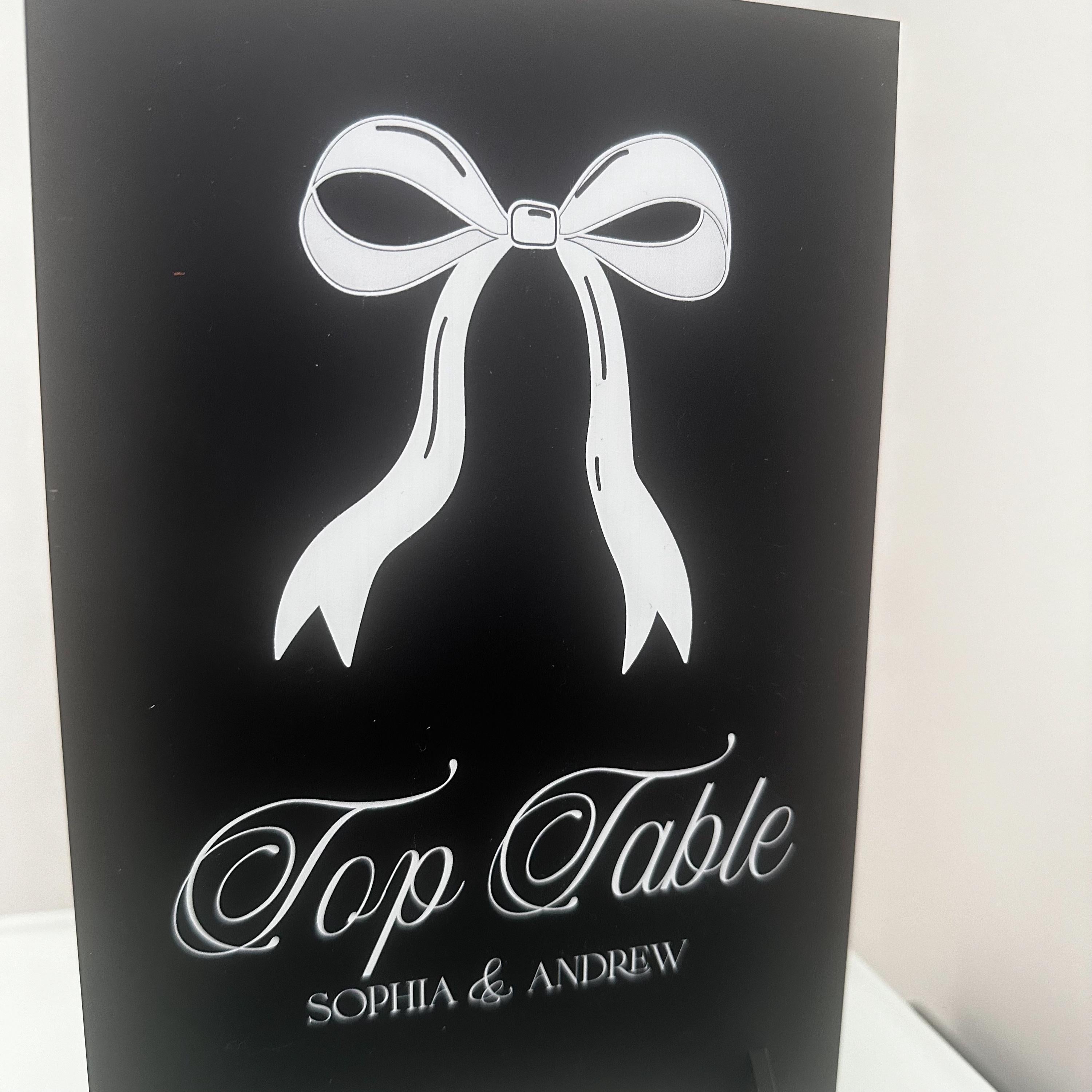 Wedding Luxury Bow Table Décor