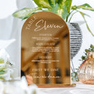Wedding Table Centrepiece Menu