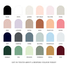 a collection of 24 different color swatches arranged in a grid format, showcasing various shades and tones of black, white, and other colors.
