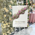 Wedding Welcome Sign Flower Box