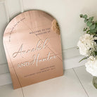 Personalised Wedding Welcome Sign