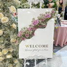Wedding Welcome Flower Display