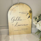 Luxury Wedding Welcome Sign