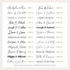 A1, A0 Luxury Wedding Welcome Sign