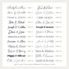Customised Personalised Mirror Engraved Wedding Welcome Sign