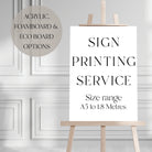 Print Your Own Wedding Sign