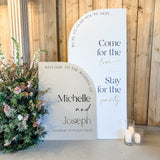 Extra Large Wedding Welcome Sign