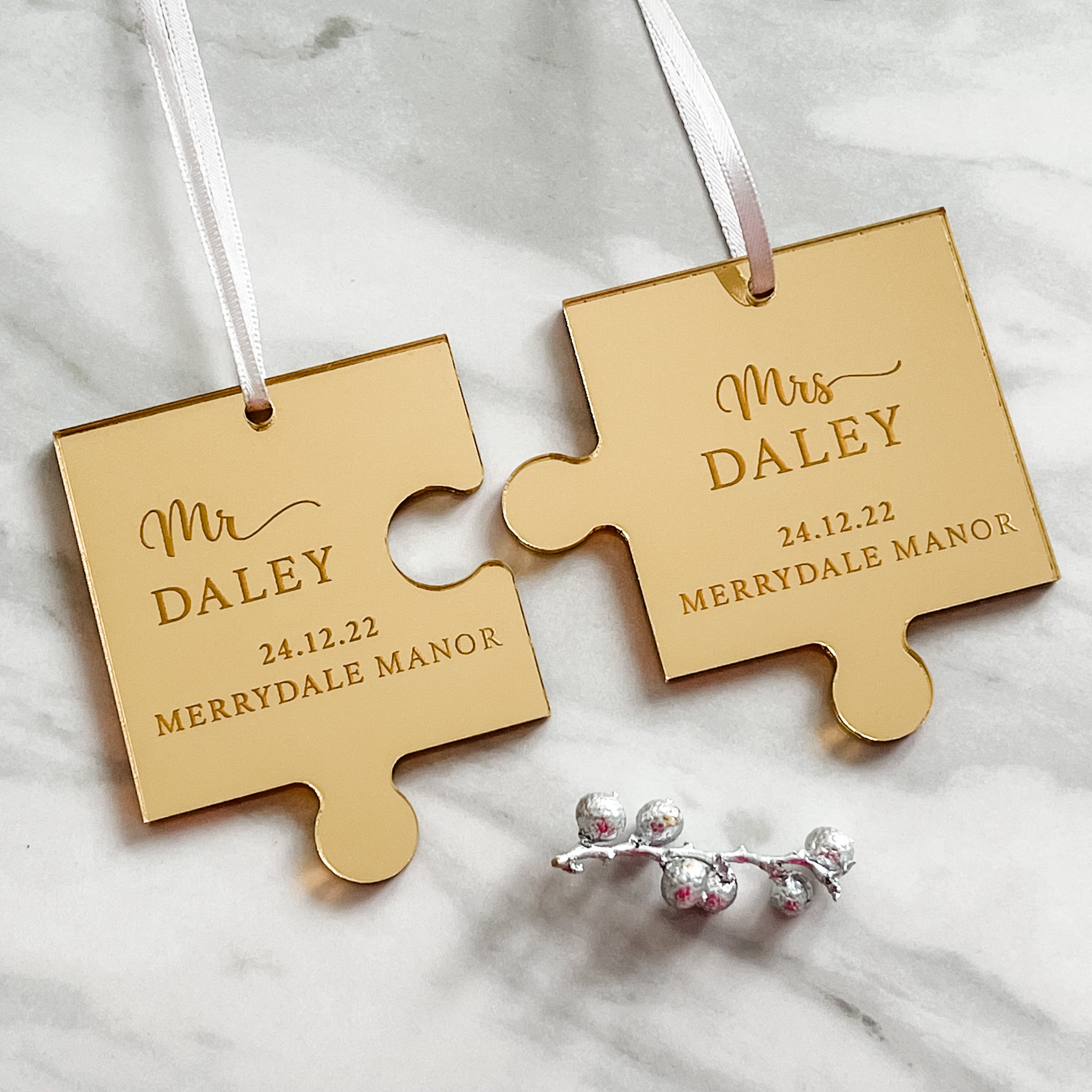Married Couples Luxury Tree Decorations