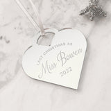 Engraved Bride To Be Christmas Bauble