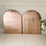 Dome Top Wedding Signs