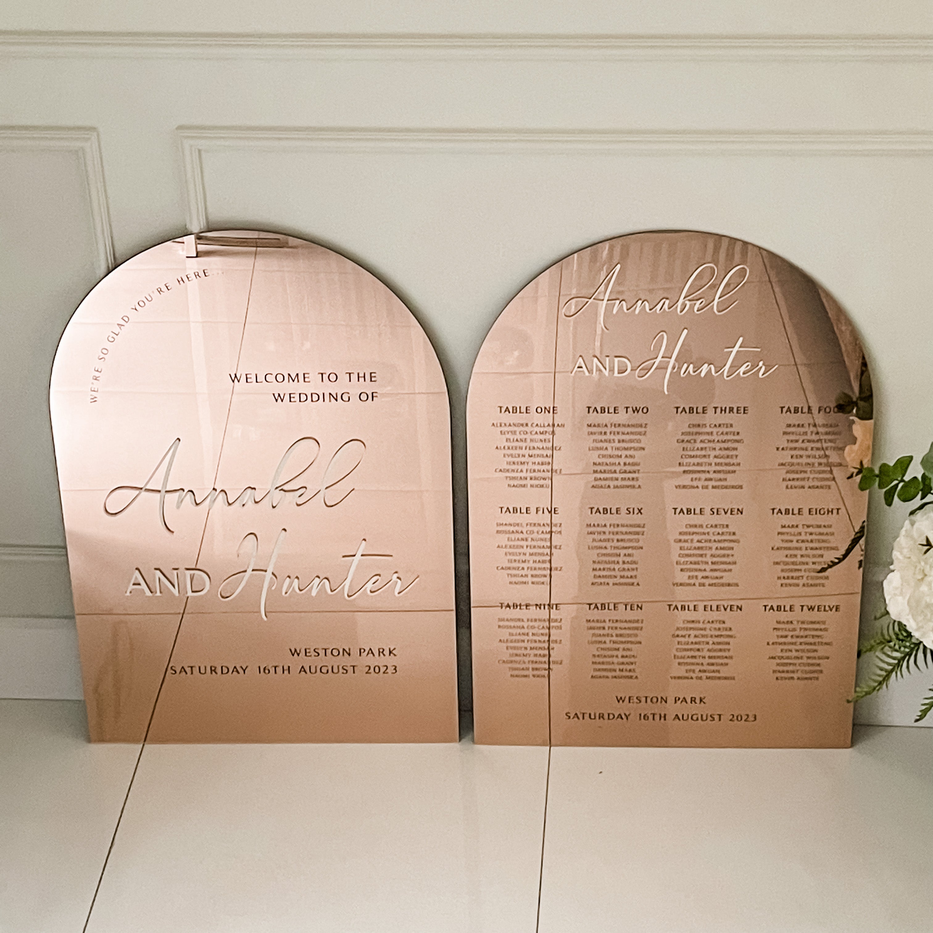 Wedding Welcome Sign & Table Plan