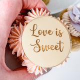 Love Is Sweet Cake Charm