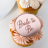 Bride To Be Gift Tag or Cupcake Topper